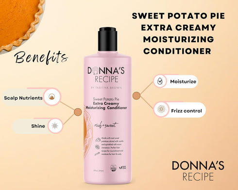 Donna's Recipe by Tabitha Brown Sweet Potato Pie Extra Creamy Moisturizing Conditioner