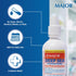 MAJOR Deep Sea Premium Saline Nasal Spray, 1.5 Fl. Oz, 3 Pack for Dryness and Irritation Relief