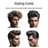 3pcs Wide Comb Set, Black Barber Hair Wide-tooth Combs for Thick Hair Styling, Plastic Molding Hairdressing Tools
