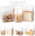 Roppolo 50 Pcs 3.9 Inch Bread Bags with Tin Tie, Mini Loaf Bags