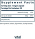 Vital Nutrients Zinc Citrate 30mg | Vegan Immune Support Supplement | Non-GMO, Gluten, Dairy, Soy Free | 90 Capsules