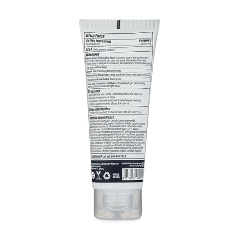 SPF 8 Mineral Sunscreen - Water Resistant Moisturizing Lotion for Body & Face, Non-Nano Zinc Oxide, 3 Oz
