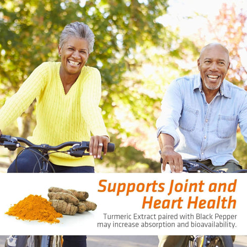 Turmeric Curcumin 1950mg with BioPerine & Ginger - 120 Vegan Non-GMO Herbal Pills for Joint Support, Max Absorption