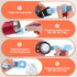4-in-1 Cup Lid Gap Cleaning Brush Set, 3Pcs Multipurpose Home Kitchen Crevice Cleaning Tools for Tight Spaces