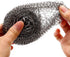 KELINFONG 12 Pcs Stainless Steel Scrubber, Steel Wool Scrubber,Scouring Pad,Metal Kitchen Scrubbers for Dishes,Metal