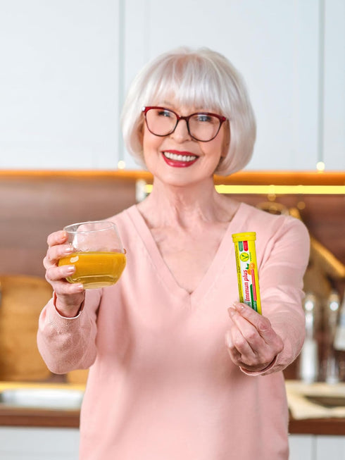 T&D Oxi C, 1000 mg Vitamin C | 40 Vegan Drink Effervescent Tablets, Orange Flavor Made in Germany