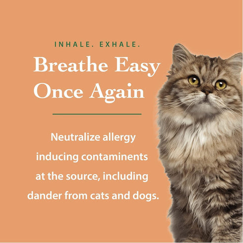The Ecology Works Plant-Based Dog & Cat Allergy Spray, Dander Remover & Dust Mite Waste Reducer