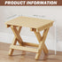 Nirelief 11x8.7x10.2'' Folding Shower Chair Folding Shower Seat with Strong load Capacity Easy to Clean & Maintain