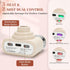Jepiu 3 Settings, Portable Heated Eye Steamer for Dry Eyes - Heat Warm Moist Heat Therapy to Restore Natural Tears, Dry