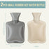Hot Water Bottle Rubber 1 Liter 2Pcs, Cute Hot Water Bag for Pain Relief, Hand Feet Warmer