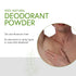 Honeybee Gardens Unscented Deodorant Powder for Men, Talc-Free, Vegan, 4 oz