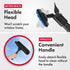 Tyroler Professional Window Squeegee Kit, 12"-80" Long for Indoor & Outdoor Window Cleaning, 2-in-1 Tool