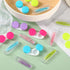 VOCOOL 16 Pcs Portable Contact Lens Tools Set, Mini Eye Contact Case Box with Inserter/Remover and Tweezer for Travel