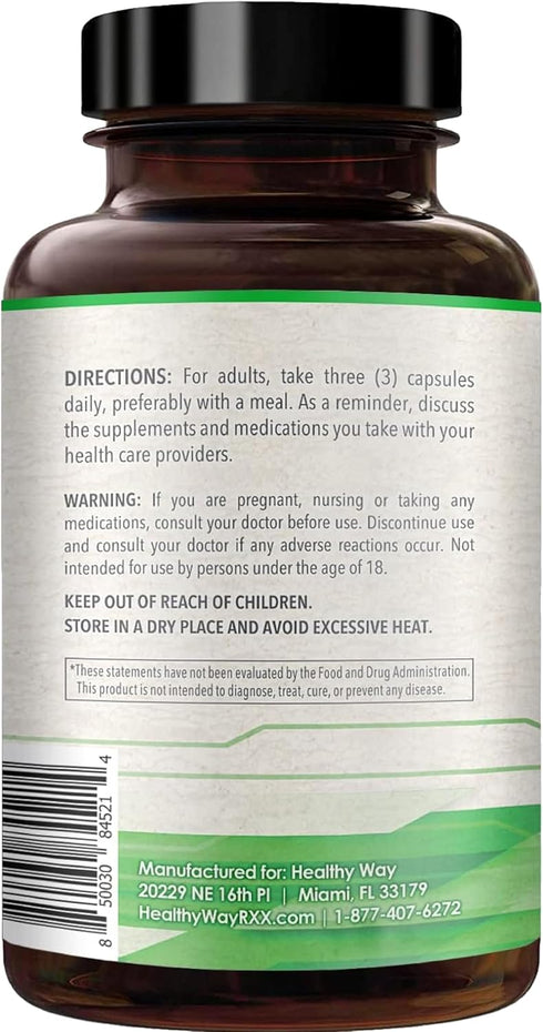 1500mg SAM-e Supplement, High Strength S-Adenosyl-L-Methionine Capsules for Joint Brain Liver Mood Support (90 Count)
