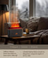 Lmzoka 7 Essential Oil Diffuser, Flame Air Aromatherapy Diffuser, Color Changing Light, Aromatherapy Humidifier