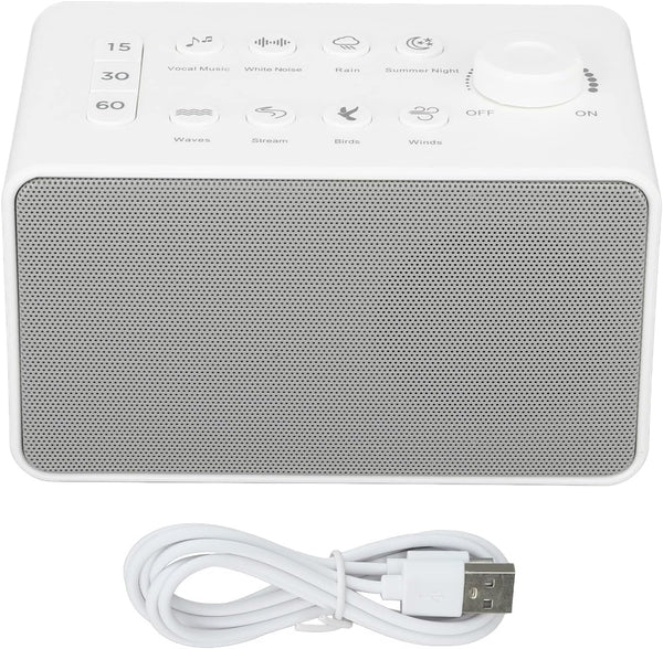 YUEYASHUX White Noise Machine Rechargeable USB Portable Sound Machine for Baby Adults Kids
