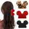Mouse Ears Hair Claw Clips - BENOSPACE 3Pcs Acrylic Mouse Head Hair Clips for Women Fashion Hair Styling Accessories