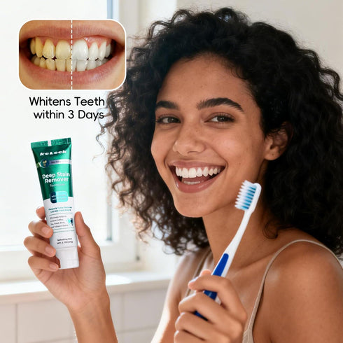 Toothpaste(3.7oz) Whitening - Deep Stain Removal,Long-Lasting Freshness for Sensitive Gum & Teeth,Bad Breath, Cavity