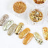 Holographic Glitter Sequins 3D Acrylic Nails Powder - Laser Dust Gold Silver Nail Art Supplies - 8 Boxes