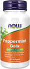 NOW Foods Peppermint Gels with Ginger & Fennel Oils, 90 Softgels, Digestive Support*