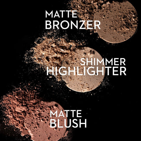 Sugar Cosmetics Contour De Force Face Palette 01 Subtle Summit - Longlasting Blush, Highlighter, and Bronzer