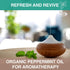 Organic Peppermint Essential Oil, 100% Pure USDA Certified, Therapeutic Grade for Aromatherapy Diffuser, 10ml