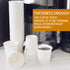 Vumdua 800 6 oz Pcs Disposable Paper Coffee Cups, Hot Cold Beverage Drinking Cup for Coffee, Tea, Juice, Espresso