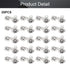 Fielect 20Pcs AA Battery Spring Plate Positive Negative Conversion Spring Contact Nickeling Plate