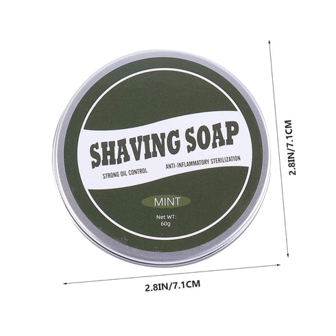 Stirling Shave Soap 1pc Shaving Soap Cleaning Kits Sandalwood Shaving Cream Face Care Kit Shave Cream for Men Beard Removal Kit for Men Washing Soap Skin Care Soap Cleaning Soap