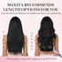 Tape in Hair Extensions Human Hair | 1B Natural Black 14 Inch 25g 10pcs Thick Ends Remy Seamless Extensions
