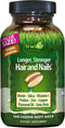 Irwin Naturals Longer, Stronger Hair and Nails - 120 Liquid Softgels, 60 Total Servings, Promotes Vibrant Shine