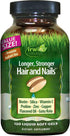 Irwin Naturals Longer, Stronger Hair and Nails - 120 Liquid Softgels, 60 Total Servings, Promotes Vibrant Shine