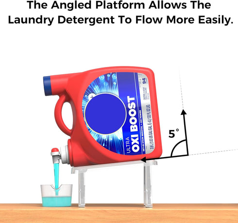 ZHANDEYUA (1Pack) Liquid Laundry Holder, Stand for Laundry Room Organization and Storage, laundry detergent dispenser