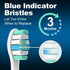 MRYUESG Replacement Toothbrush Heads, 10 Pack, Compatible with Philips Sonicare, White-Blue