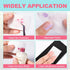 NXJ INFILILA Lint Free Nail Wipes, 600CS Natural Wood Pulp, Acetone Nail Polish Remover Pads for Salon Supplies