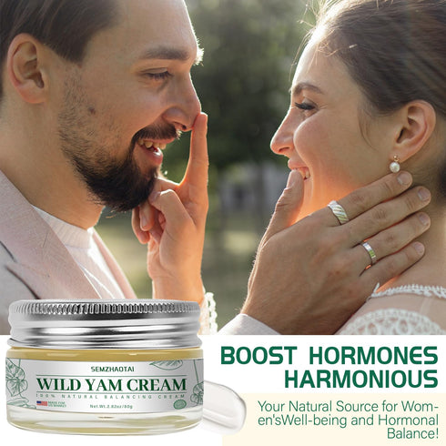 SEMZHAOTAI 2.82 oz Organic Wild Yam Cream - Hormone Balance & Menopause Relief, Supports Hot Flashes & Night Sweats