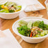 125 Pack 12 oz Paper Bowls, 100% Compostable Disposable Soup Bowls, Eco-Friendly Bagasse Sugarcane Fiber