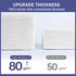 Face Clean Towels, 100 Count Ultra Thick Disposable Facial Wash Cloth for Sensitive Skin, Lint-free Tissue