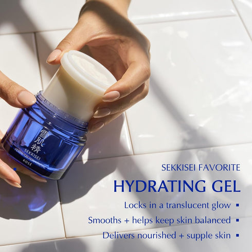 SEKKISEI Herbal Gel - Multi-Purpose 6 in 1 Hydrating Gel Moisturizer & Mask, 2.8 Ounce