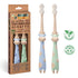 ROARex Vegan Eco Friendly Kids Toothbrush Made from Plants – Sweet Baby Giraffe | 100% Biodegradable Compostable