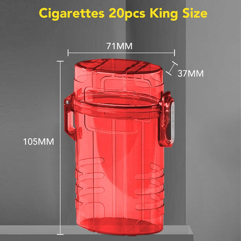 Waterproof Smell Proof Tobacco Storage Box, Airtight Container, Joint Holder Case for Outdoor, Multipurpose Tobacco