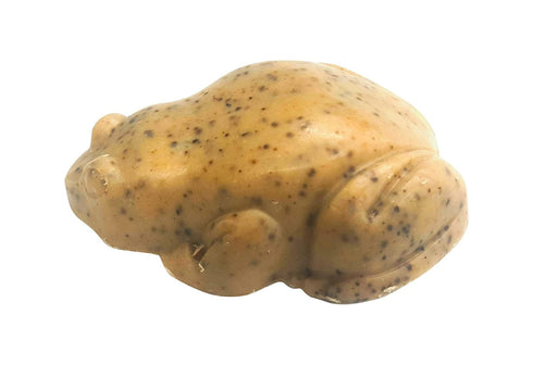 Stephen Frog Soap from WFG Waterfall Glen Soap Company, LLC, Bergamot with Coffee Scrub, Vegan Bath Soap with Shea