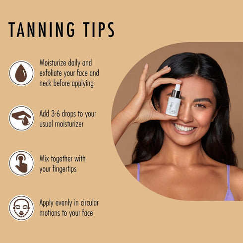 St Moriz Advanced Self Tanning, Tan Boosting Self Tanner Bronzing Drops for Face, 0.51 fl oz