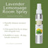 Victoria's Lavender Room Spray, All-Natural Home Atmosphere Spray, Essential Oil Concentrated, 4 oz
