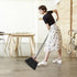 Set, Set kelamayi Upgrade Broom and Dustpan Self-Cleaning with Dustpan Teeth, Ideal for Dog Cat Pets Home Use, Super