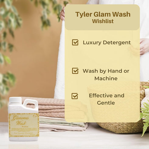 Worldwide Nutrition Bundle: Tyler Glamorous Wash Fine Laundry Liquid Detergent, 4 oz, 112-gram Container
