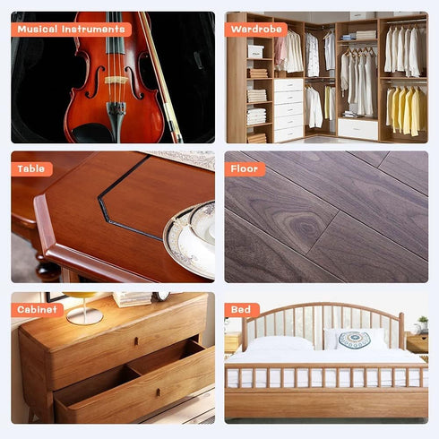 Wood Furniture Repair Kit - 18 Colors Wood Filler for Hardwood Laminate Vinyl Floor Touch Up Kit