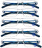 AQWANO Blue Light Blocking Computer Reading Glasses 5 Pack, Clear Frame Rimless Readers for Women Men, Lightweight