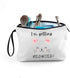 SEAMOON Bride to Be Gifts, Makeup Bags Travel Pouch, Bridal Gifts for Bachelorette Party