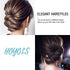 HOYOLS U Shaped Assorted Size Hair Bobby Pins, Metal Bun Clips with Ball Tips for Women Girls, 150 Count Bulk Pack